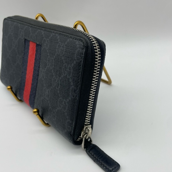 Gucci PVC Leather Sherryline Long Zippy Wallet - Picture 3 of 11